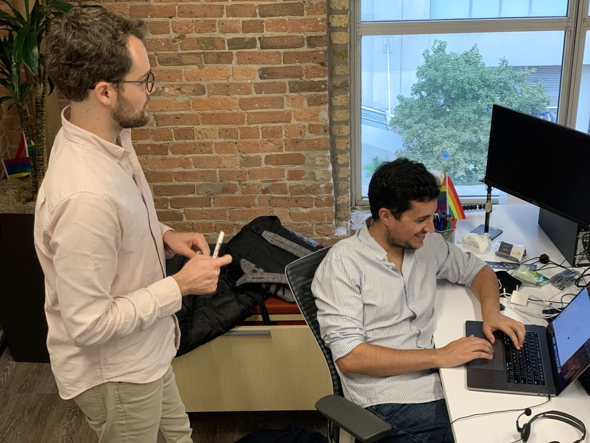 Our desks are messy, but our code is clean #teamwork #wdtech