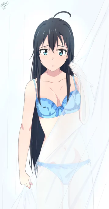 グラドル?な、ゆきのん#oregairu#イラスト 