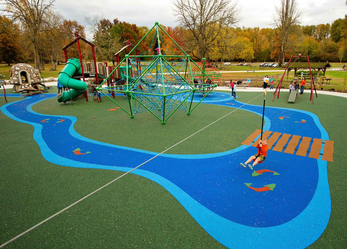 ParkProtector's tweet photo. Accidents related to trips and falls lead to the most common playground related injuries for kids. Make sure the different surfaces across your playground are safe for kids of all ages by performing routine inspections and impact testing. #impacttesting #playgroundsafety #play https://t.co/XFg4l7QJEK