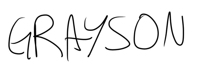 GRA7SON's tweet photo. @C0RPSING i used my name to sign my art and I ended up writing it like this. the y just kinda adapted into a 7 https://t.co/PZbG7NdbIe