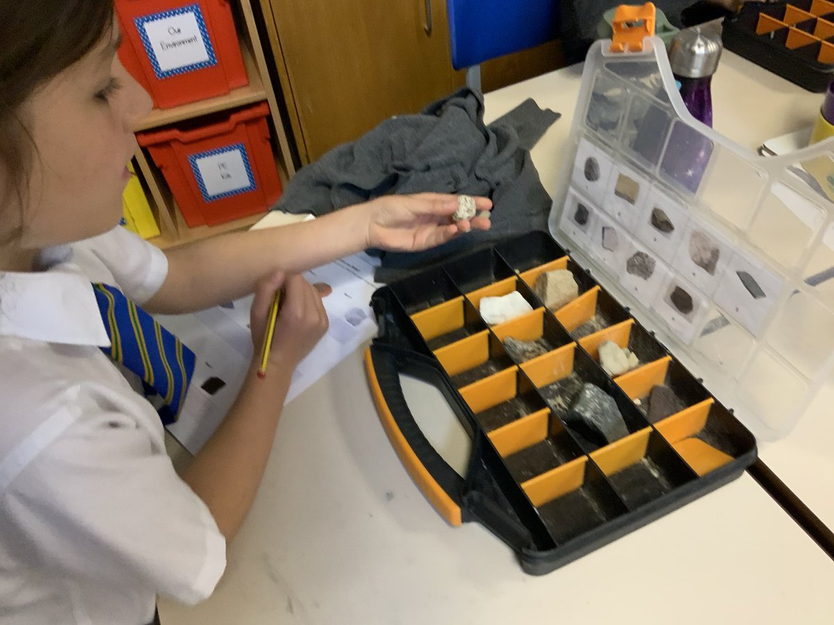 StBridgetsCofE's tweet photo. Class 5 Investigating the properties of rock with Hi-Impact. #hiimpact https://t.co/tr0qThlN5K