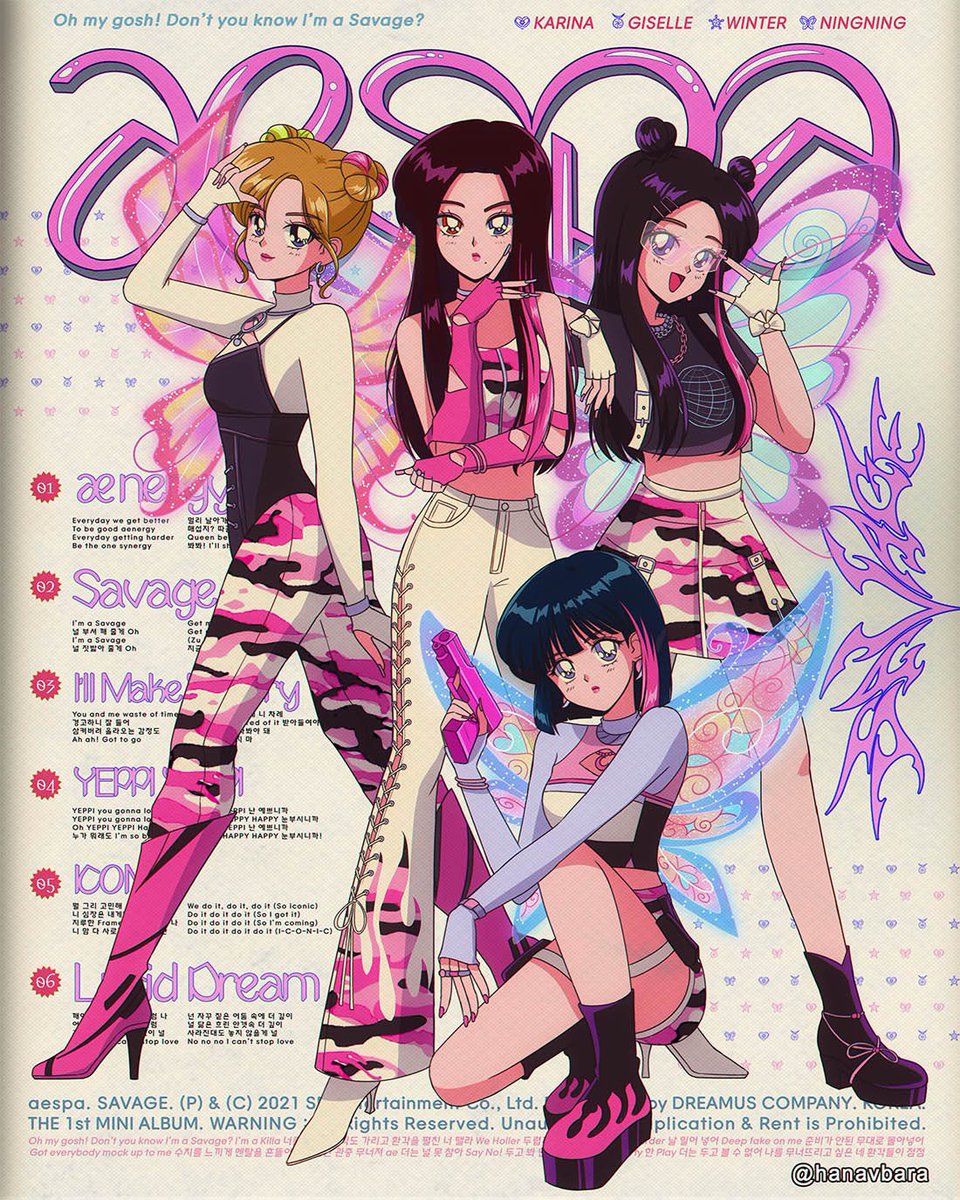 savage 🧚‍♀️💖  #aespa