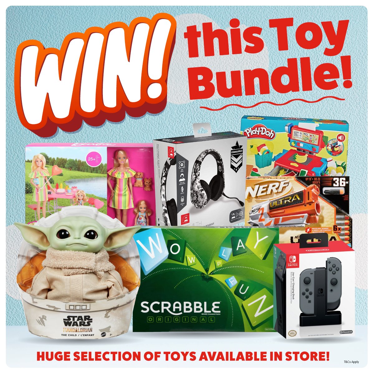 bmstores's tweet photo. 🤖 #COMPETITION TIME 🤖

Get ready for #Christmas with this brilliant toy bundle!

There's something for everyone in the mix! 

For a chance to #WIN, simply

1) FOLLOW US
2) RT this post
3) COMMENT #BMToys

Competition ends 9am 26/10/21 https://t.co/8c1ULHHItD