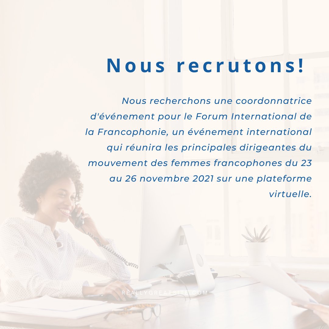 Cliquez ici et apprenez plus sur le poste et comment postuler / click here and learn more about the job and how to apply : lnkd.in/dkYNUqt2