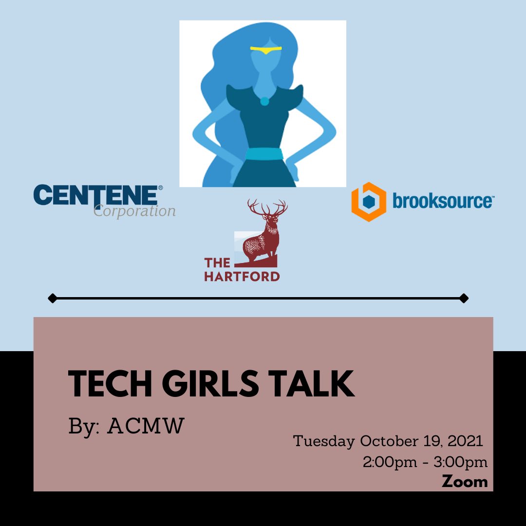 CCI_Bus_Partner's tweet image. ACMW will be hosting a virtual chat with The Hartford , Centene Corporation, and Brooksource. Amazing time to ask questions about the company or any tech industry related questions. To register go to the CCI events page or click this link: 
docs.google.com/forms/d/e/1FAI…