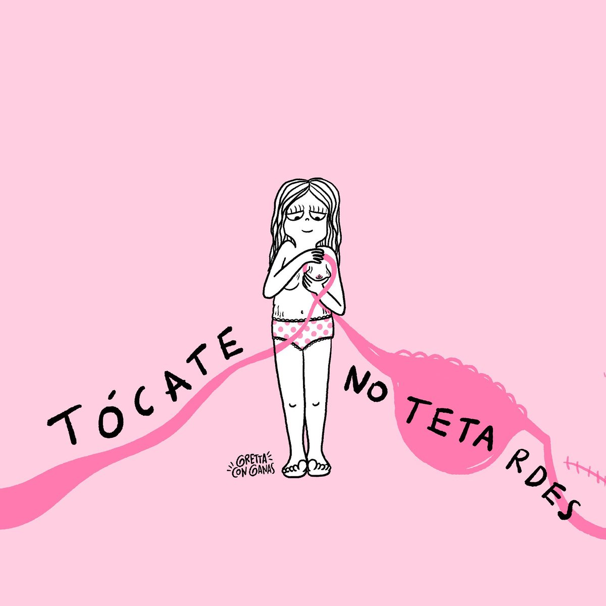 Inpsicon's tweet image. Octubre es el mes de la concientización del #cancermama ¿Cómo te previenes tú? @grettaconganas nos recuerda la importancia de hacerse el autoexamen sin demoras 🙌