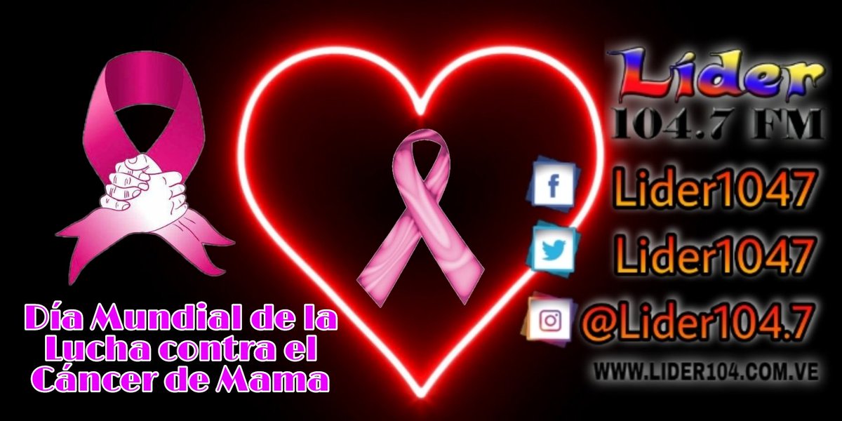 Lider1047's tweet photo. #liderlamamadelasemisoras
#lider1047fm
#charallave
#santaTeresa
#cúa
#caracas
#altosmirandinos
#miranda
#caracascity
#santateresadeltuy
#charallaveemprende
#vallesdeltuyemprende
#diamundialdelcancerdemama
#elcancerdemamanoesjuego
#cuidatedelcancerdemama
#CancerDeMamaEnVenezuela https://t.co/n8D221BzO5