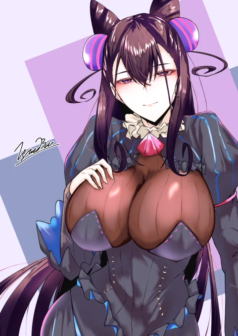 通常時香子さんも描けるように練習すっぞ!!!
#FGO 
#紫式部 