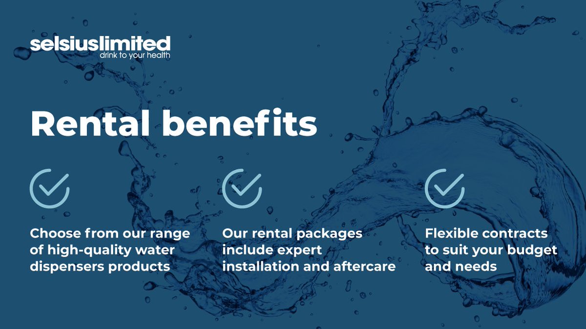 SelsiusLtd's tweet photo. Renting your #water coolers from us couldn’t be any easier 😀
Just tell us your requirements, sign up to the monthly payments and never worry about hygiene and maintenance.
☎️  us today on 0191 607 8138 and get a FREE quote 👍
#business #smallbusiness #sme #school #Northeast https://t.co/SEZXp3Bgho