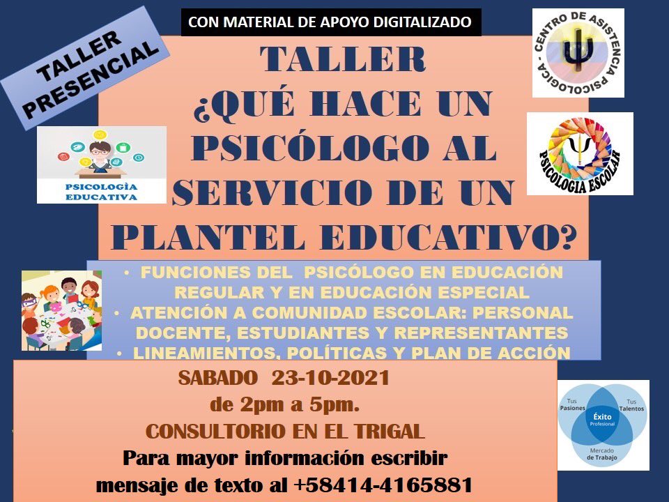 Nene1963's tweet photo. Próximos talleres presenciales en Valencia Estado Carabobo https://t.co/ahaOY3puoC