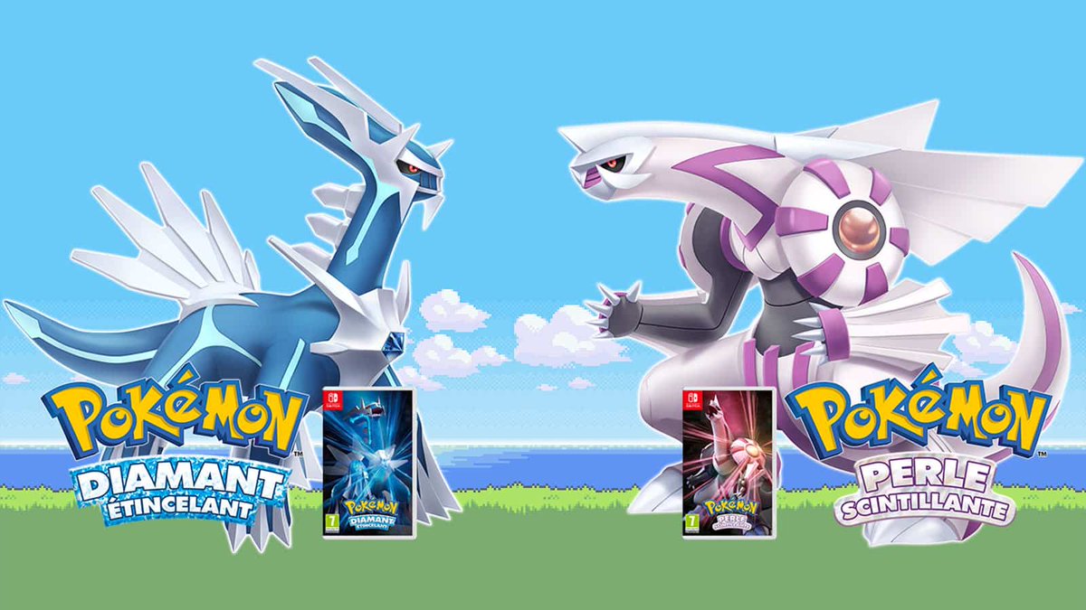 JVCom's tweet photo. Pokémon Diamant Étincelant et Perle Scintillante, c'est dans un mois tout pile ! 🥰

Hype ? https://t.co/5WRB0Lzrz6