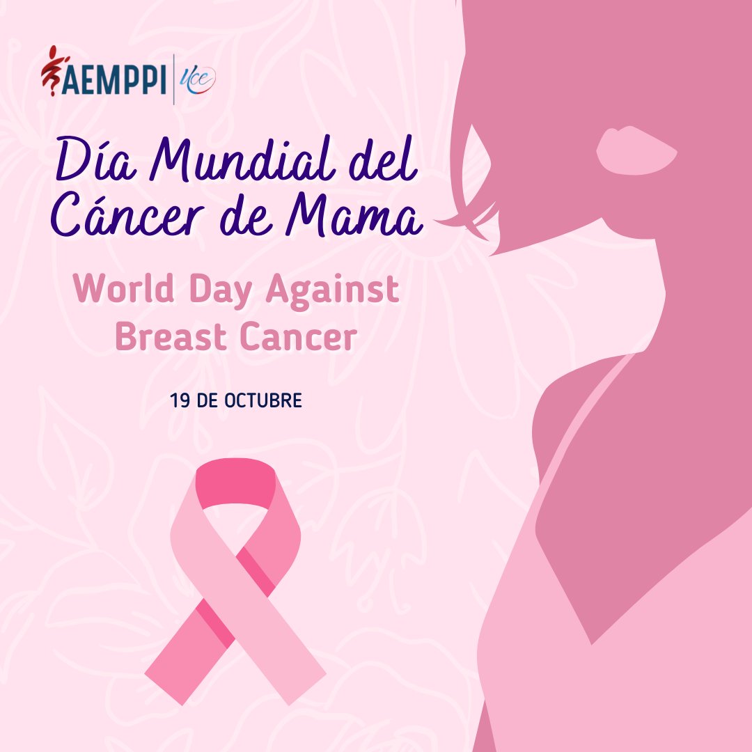 aemppi_uce's tweet photo. 𝑫í𝒂 𝑴𝒖𝒏𝒅𝒊𝒂𝒍 𝒅𝒆𝒍 𝑪á𝒏𝒄𝒆𝒓 𝒅𝒆 𝑴𝒂𝒎𝒂 💗

Cada 19 de octubre se celebra el Día Mundial del Cáncer de Mama. El objetivo principal de esta fecha es concienciar sobre la prevención de esta enfermedad y su temprana detección. https://t.co/l0NFQADZL6