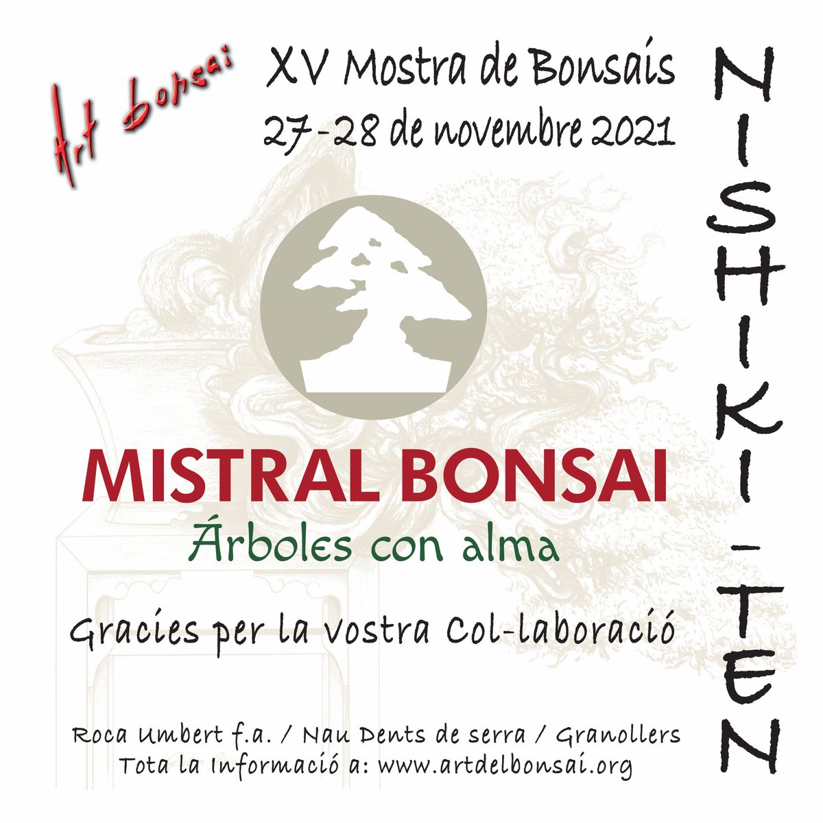 Nishikiten's tweet photo. #nishikiten #ardelbonsai #Bonsai #ikebanas #suisekis #kusamonos #Japan #Granollers #lesfranqueses #cultura #art #manga #mistral #arboles https://t.co/Od0l6pZsQM