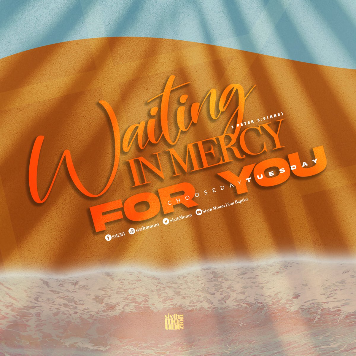 SixthMount's tweet photo. ⚜️Know that even in uncertain times, God still waits for us in mercy. 

His love is unfailing. 🤟🏽
#choosedaytuesday 🌊#positiveaffirmations #smzbt #waitingforyou https://t.co/N0SeG06iWj