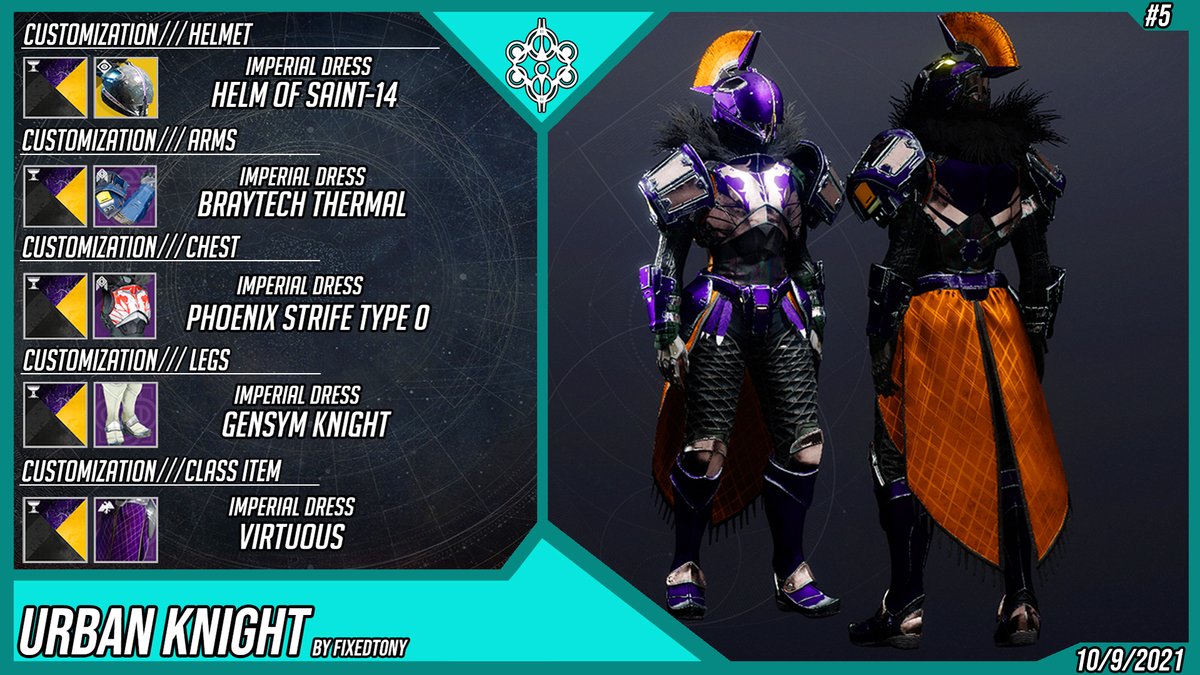 Loved the Saint 14 vibes in season of dawn.
____________________________

My YouTube youtube.com/channel/UCPcXV…
Twitch twitch.tv/Fixedtony
____________________________
#Destiny #Destiny2 #Destinyfashion #Destiny2fashion  pic.x.com/32BHlidDoW