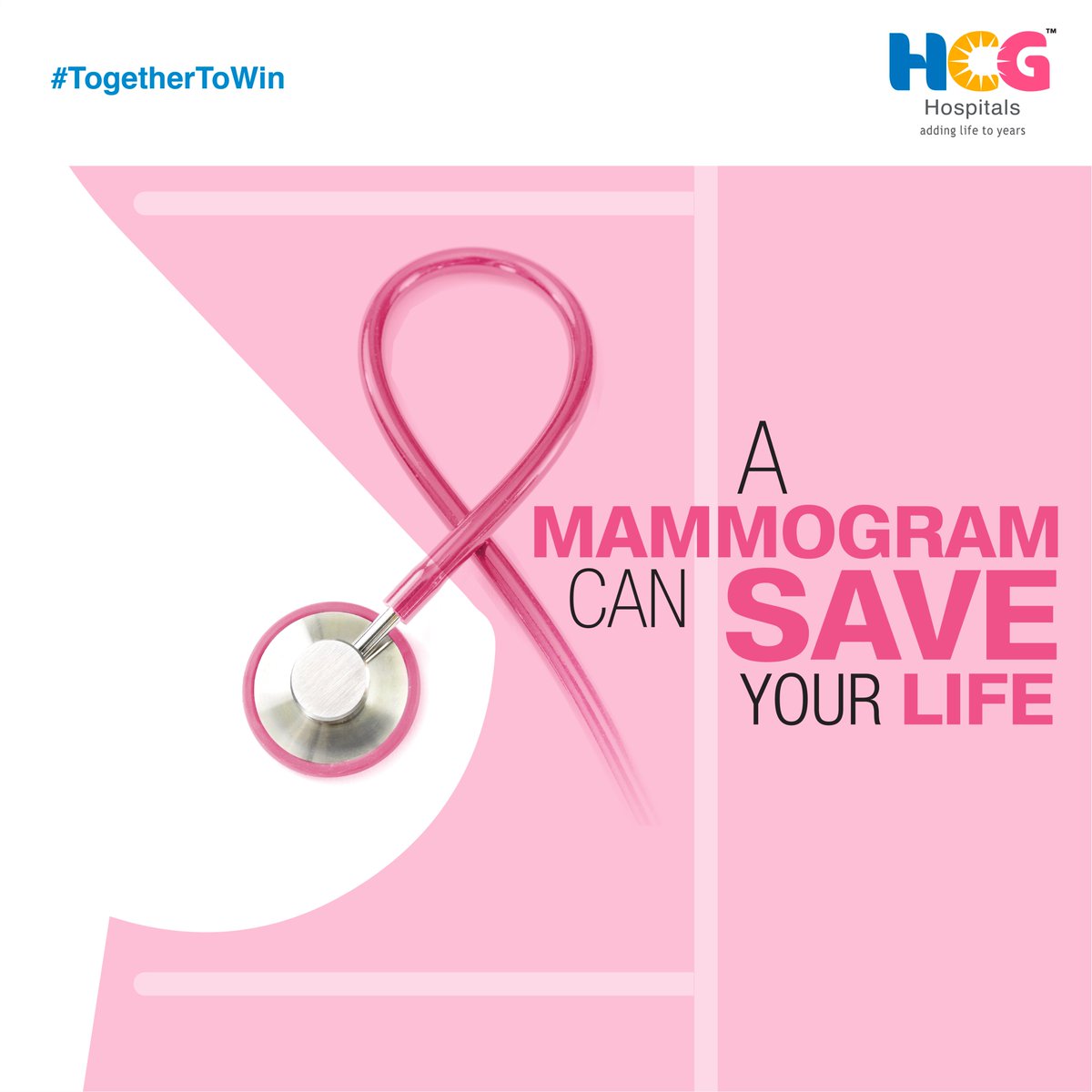 Experts recommend that women aged 40 and above have annual mammograms. To book a mammography test, for more information visit hcgoncology.com or call on 74064-99999.

#INYOURBrEaSTINTEREST #TogetherToWin #HCGCancerCentre  #SelfBreastExamination #BreastScreening #Mammogram