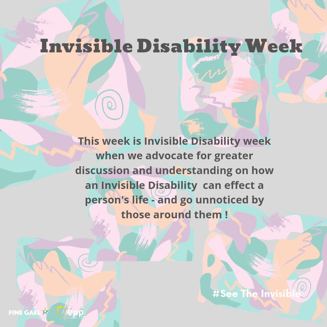 Did you know that roughly 80% of all disabilities are invisible or less apparent? 
To mark #InvisibleDisabilityWeek this week, @invisibledisab2 is encouraging us all to see the invisible spread awareness!