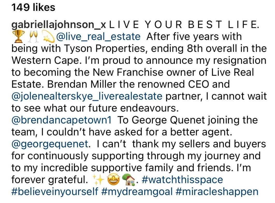 This is part of why the Cape Colony struggles to transform. There's a white cabal who control the prime property markets- who buys, lives in, rents AND SELLS. If you're not white, you're not right. Except to clean the garden, the sheets or do maintenence work. Voetsek.