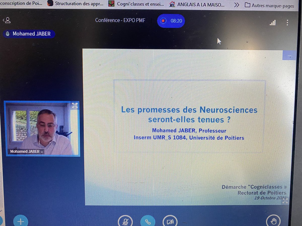 CastelAgnes's tweet photo. Une chance et un honneur de bénéficier grâce à @emfpoitiers, @UnivPoitiers  de l’intervention de M Jaber, dans le cadre de la focale @CARDIE_Poitiers sur les neurosciences dans @acpoitiers. Un grand merci pour cette opportunité. @RANouvAquitaine @Ienmureaux @BerthierBonfig2 https://t.co/Z7XJ29ad2u