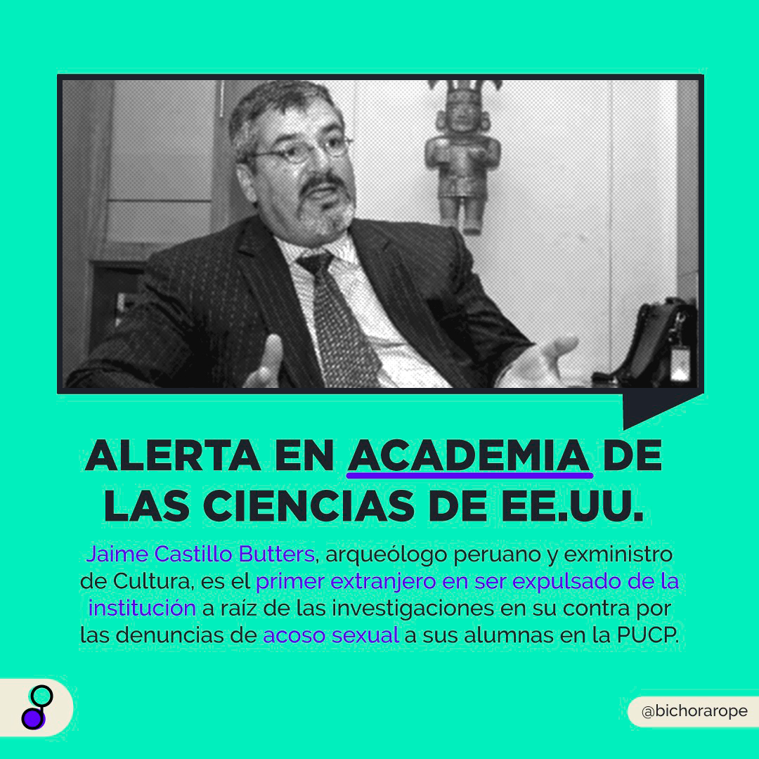 BichoRarope's tweet photo. ⚠️¿Acosadores en la Academia Nacional de Ciencias de Estados Unidos (NAS)? 

Si aún no sabes por qué se expulsó al #arqueólogo más "destacado" del #Perú de la NAS, aquí te lo contamos👇. (1/8) https://t.co/vlA0JWqzNd