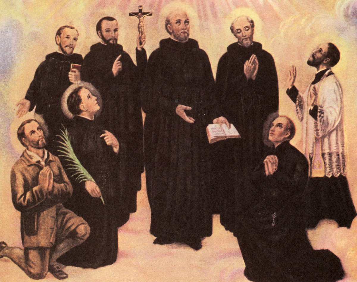 "O God, who chose to manifest the blessed hope of your eternal kingdom by the toil of Saint John de Brébeuf and his companions, and by the shedding of their blood, graciously grant that through their intercession the faith of Christians may be strengthened day by day. Amen."