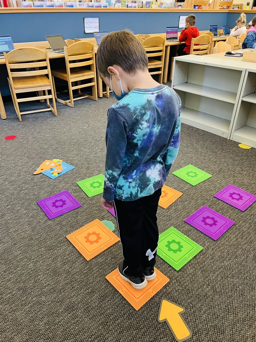 Beginning to code by finding those Creepy Carrots. <a href="/BarrowsSchool/">Barrows Elementary School</a>