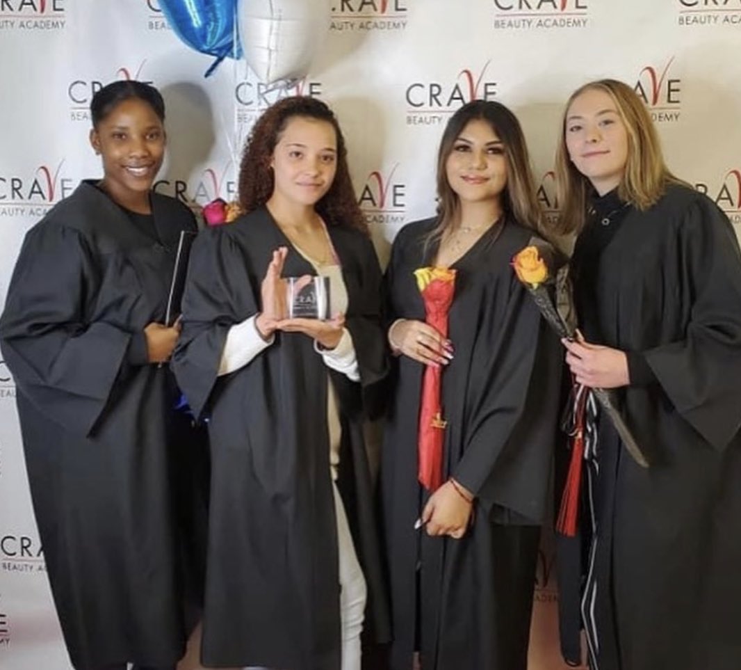 KillaaKammy's tweet photo. Walked the stage at Crave Academt yesterday where I won three awards.
- Marketing award
- Highest services &
- VALEDICTORIAN ๐ (see pics below)
I also got notification that my Nail technician license was placed in the Mail so I am officially #licensednailtech ! https://t.co/u9C2iPRcyx