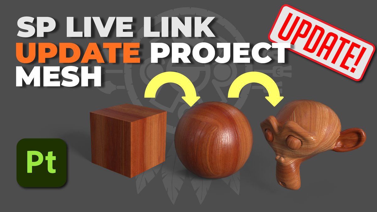 .<a href="/Substance3D/">Adobe Substance 3D</a>  new FREE UPDATE for the #Substance3DPainter livelink, now you can update the mesh of a project
youtube.com/watch?v=PQenHn…

Remember to like &amp; subscribe