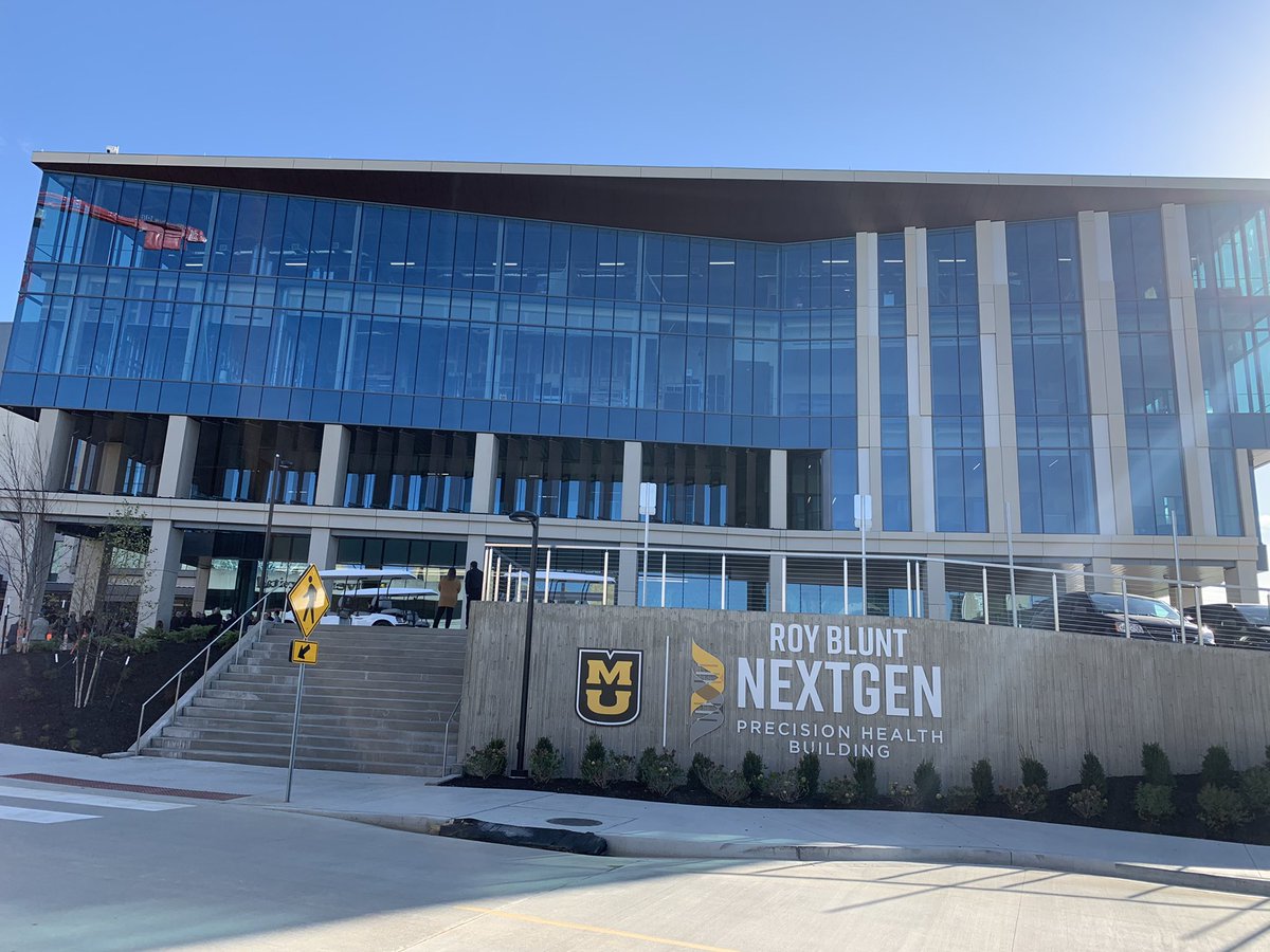 Opening the NextGen Precision Health Building <a href="/Mizzou/">Mizzou</a>. Thanks to @LtGovMikeKehoe and others who support the research, education and patient care missions.