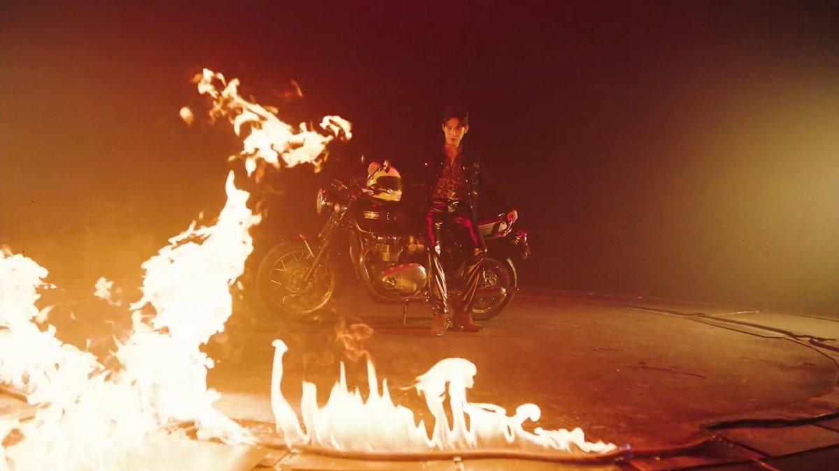gyuuzone's tweet photo. mingyu with motorcycles is something we'll never get over https://t.co/1T3xQRq4Nm