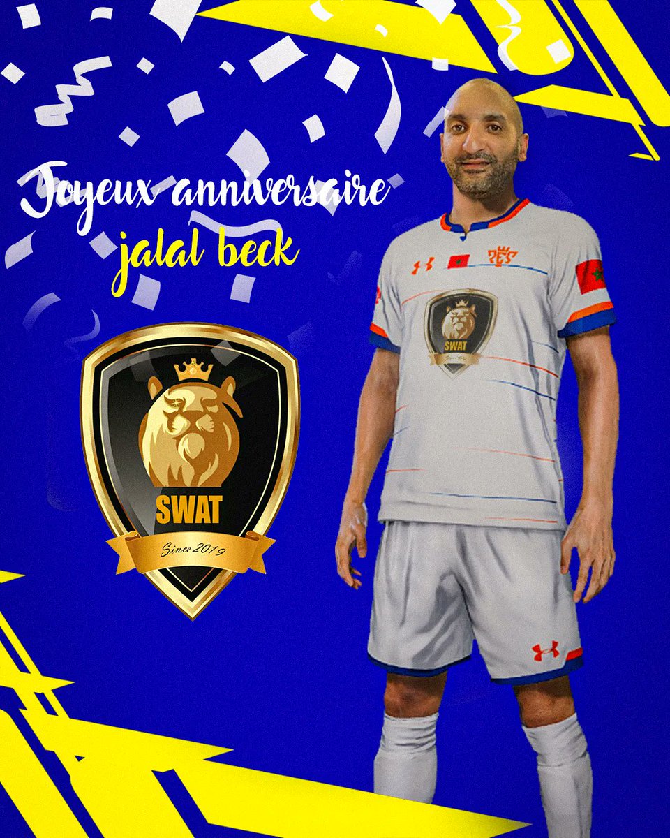 Happy birthday to our player Beck 🎂🎂🎂🎊🎊🎊.
عيد ميلاد سعيد بيك وكل عام وانت وأسرتك بخير🎂🎂🎂🎈🎈🎈.