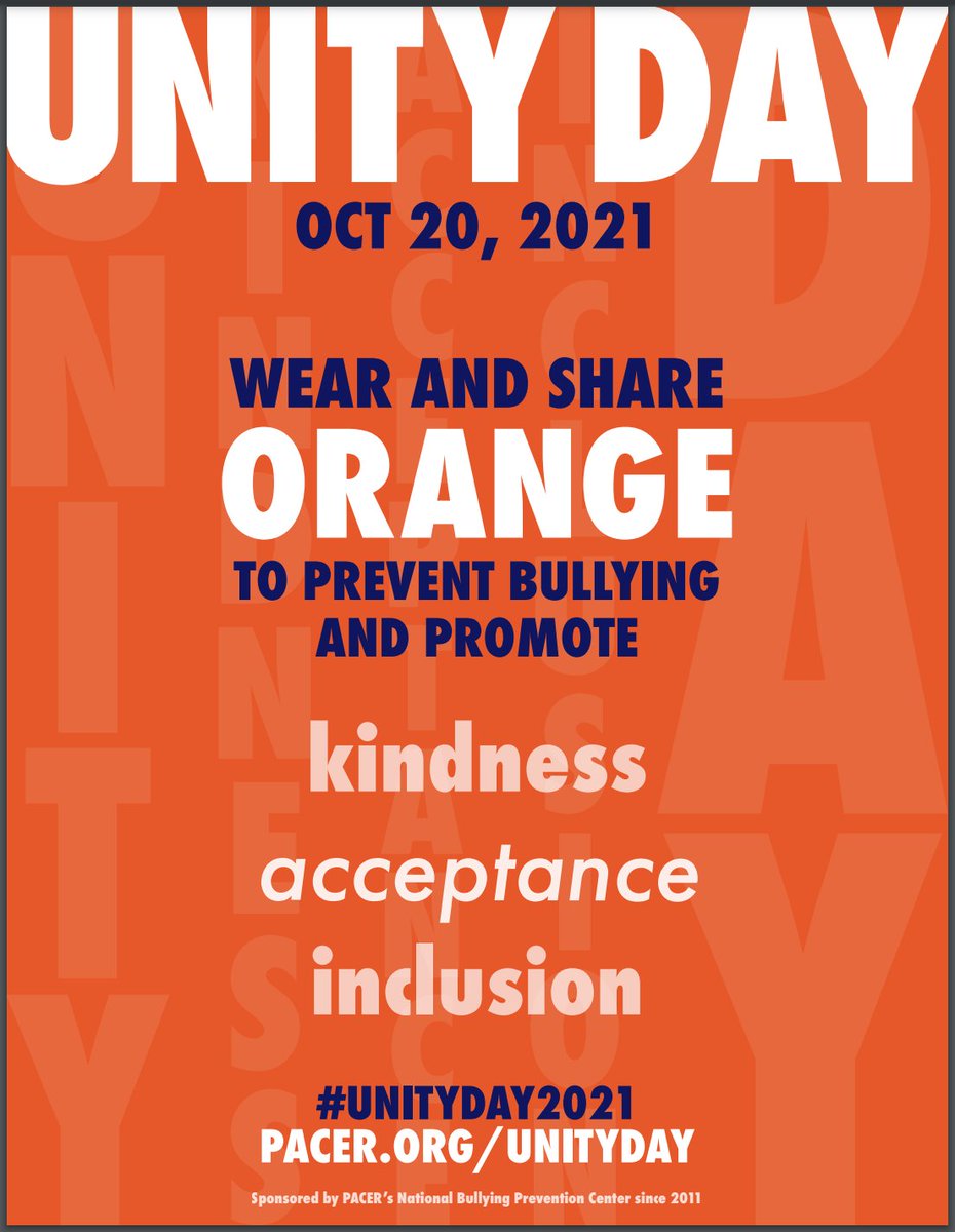 TSMSKeller's tweet photo. Tomorrow is Unity day. All are encouraged to wear Orange to show your support in preventing bullying and promoting kindness and acceptance. @KellerISD  #celebrateKISD https://t.co/IBlYkIT6gJ