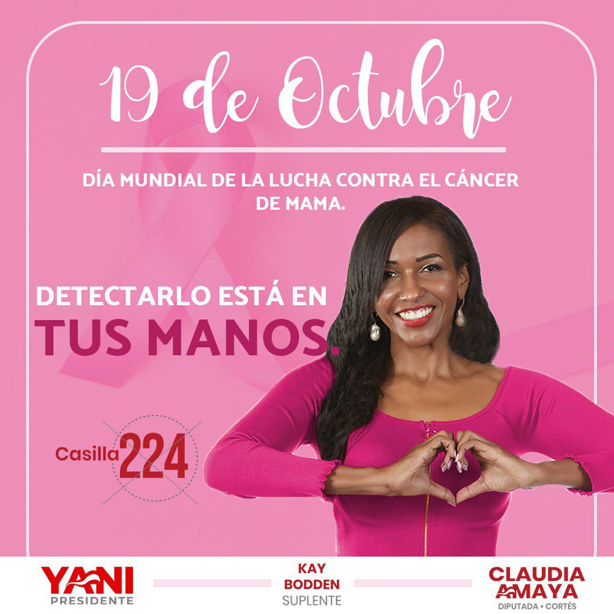 BoddenKay's tweet photo. Luchemos juntas! #cancermama #autoexplorate #octoberIsPink #ElCambioDeLaGente #YaniPresidente https://t.co/BjvUZ6yLXA