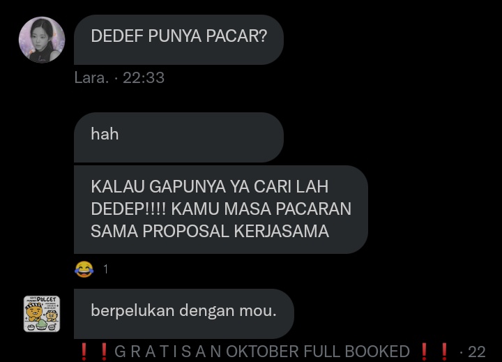 lungkara's tweet photo. ㅤ
ㅤㅤ
Hati kecil sy tersakiti. *Mengelus MoU*

ㅤ https://t.co/Nj3BMh1zWB