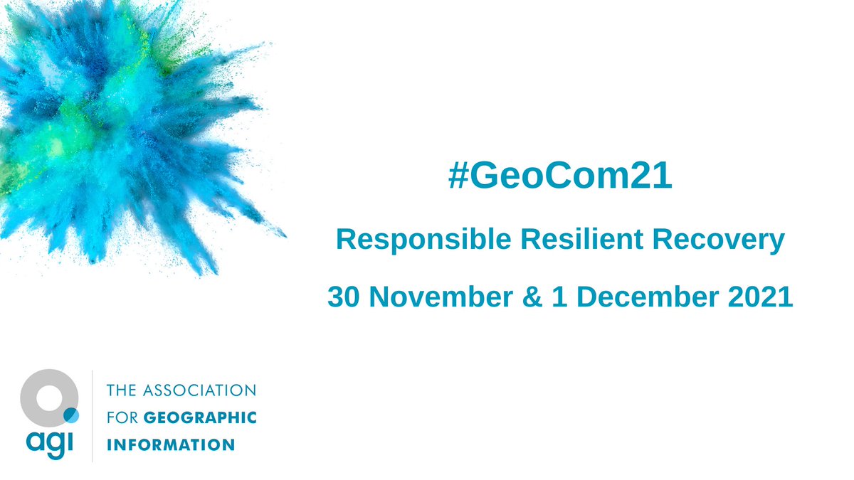 Exciting news: All speakers for #GeoCom21 are lined up, and we have an interesting agenda too! We have made this year's annual event freely accessible as our action to Responsible Resilient Recovery. Please help spread the word, and see you around soon!  bit.ly/3aTOeC4