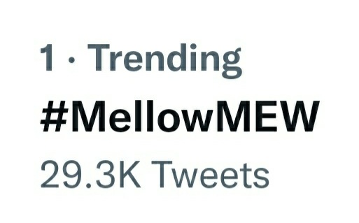 sushimews's tweet photo. ✨Good Job Today Mewlions✨
👉No.1 Trending People in Thailand
👉No.1 #MellowMEW
👉No.1 #EFMFandomSPACEMANOUT
👉No.2 #MEWbehindASF2021
👉No.3 #METMSS
Let's continue streaming on YT and reach 1M Views! Good Mewnight ❤️
#MewSuppasit @MSuppasit https://t.co/Ssfqsbp0FC