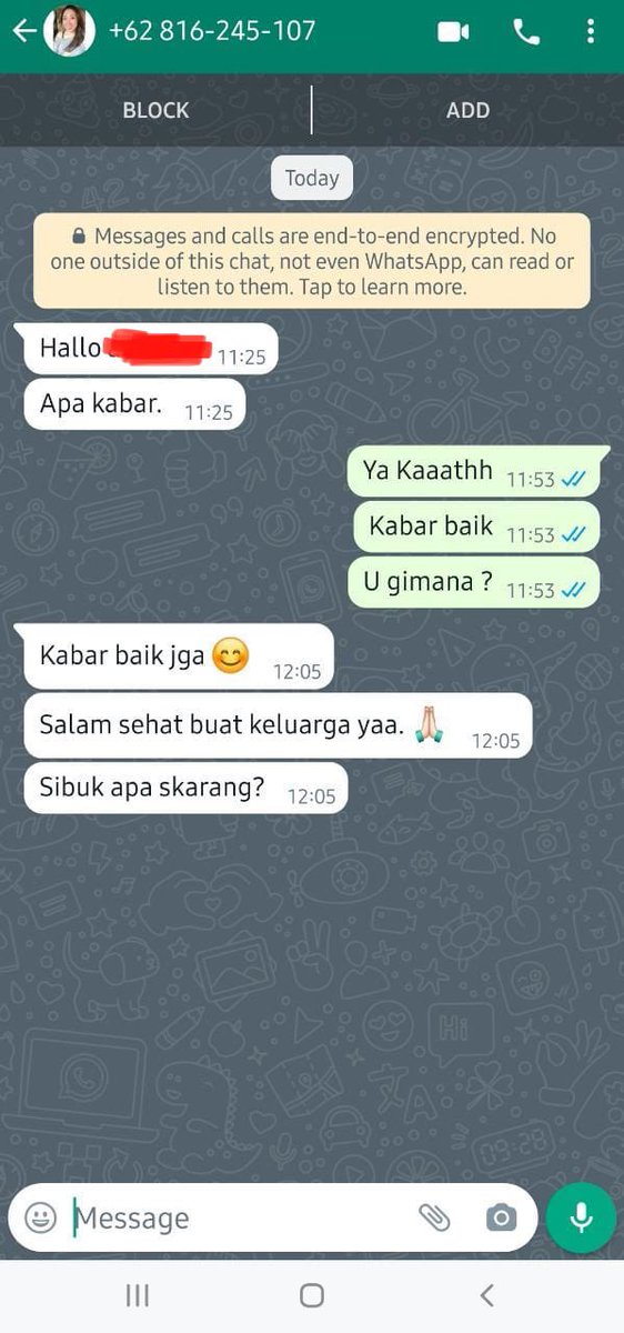 kathiewong's tweet photo. @CCICPolri @aduanBRTI @kemkominfo @IndosatOoredoo no whatsapp +62816245107 melakukan penipuan identitas, akun whatsapp tersebut menggunakan foto &amp; nama saya, mengirimkan pesan ke orang lain sebagai saya. Harap difollow up, terima kasih. https://t.co/RQ4L44ovqK