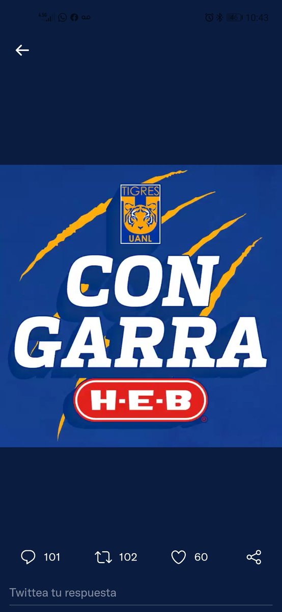 cinthyarddzz's tweet photo. @HEB_mexico @TigresOficial Vamos Tigres💛💙😎 https://t.co/rOzj6s10Pq
