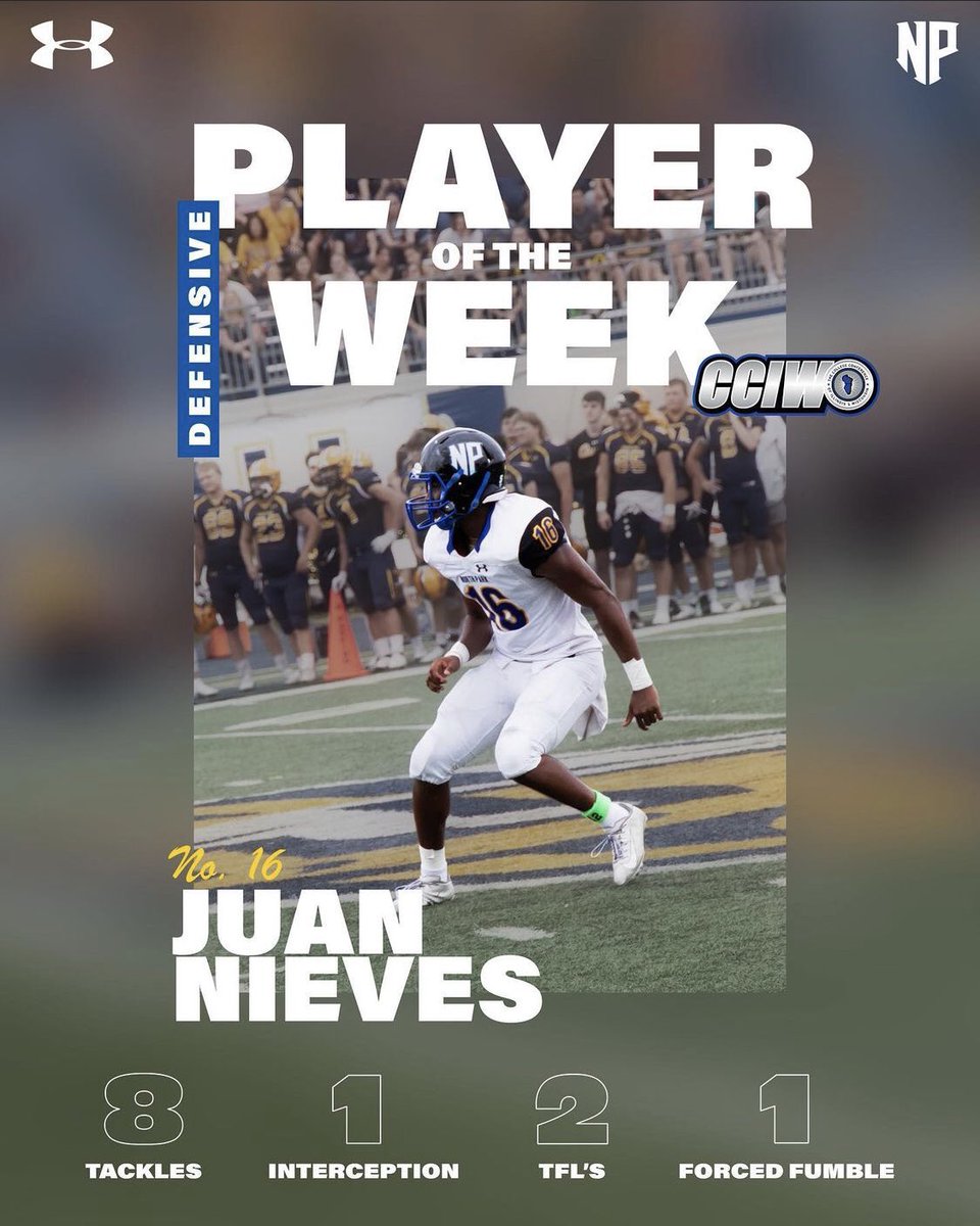 CarrolltonTroj1's tweet photo. Congrats to @JuancNievesIII and @MasonDill8 for being named Players of the Week for their Universities. #GoldStandard https://t.co/pClGrlW1s5