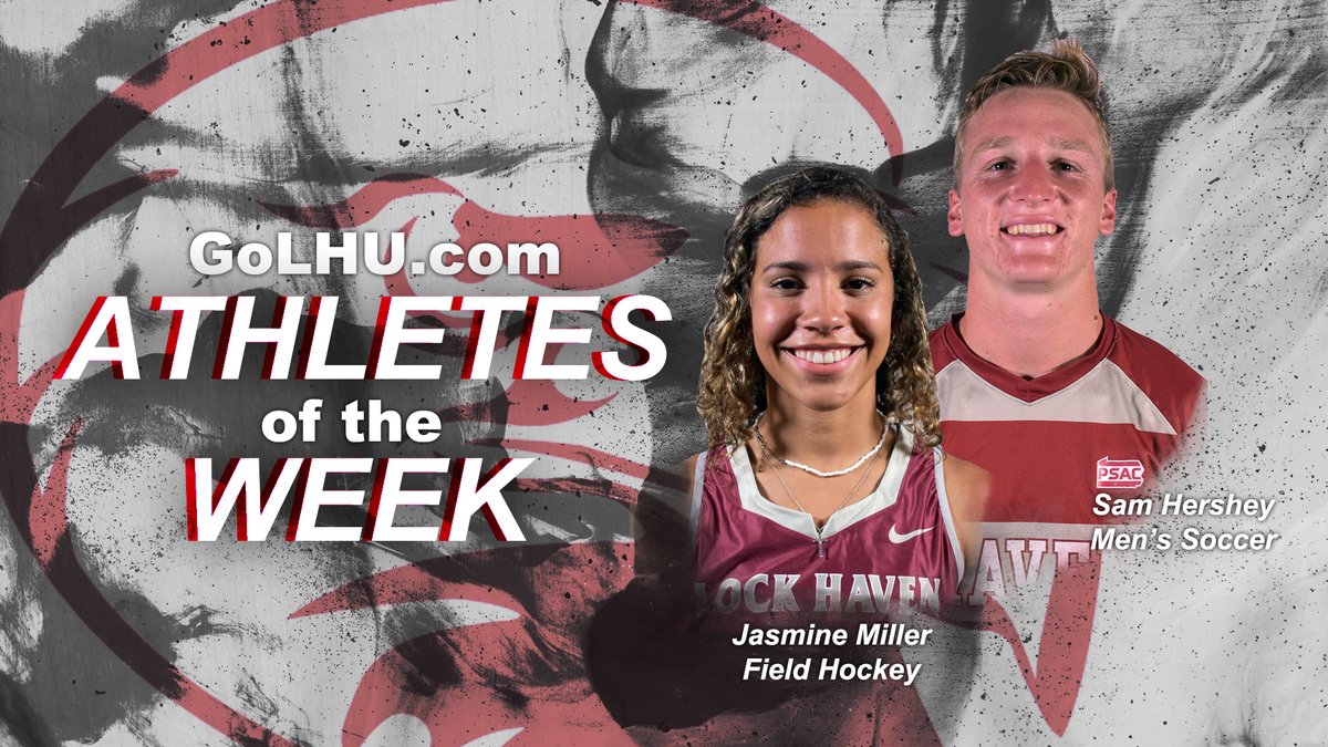 HavenAthletics's tweet photo. 🚨Jasmine Miller and Sam Hershey have been named https://t.co/gfjGCScU9z Athletes of the Week for their outstanding performance this past week. 

For more information check out https://t.co/gfjGCScU9z https://t.co/h3sd5JHM9y