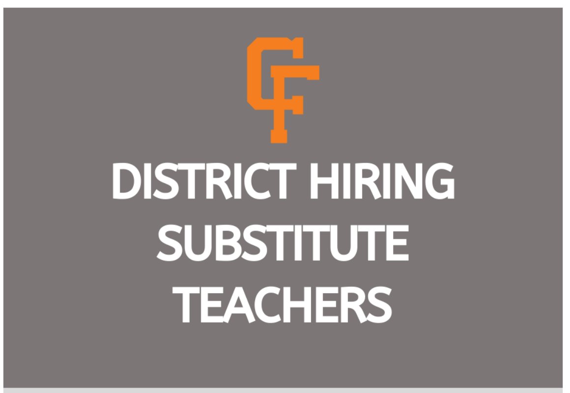 ChrisWoofter's tweet photo. https://t.co/kE05xRKFhI  interested in becoming a substitute teacher with Chagrin Falls Exempted Village Schools? First step is to apply through online application at https://t.co/XgK8u0w7FM #joinRteam we are holding an upcoming substitute teacher training day on 11/15/21 #cfevs https://t.co/iJbsqRrX3c
