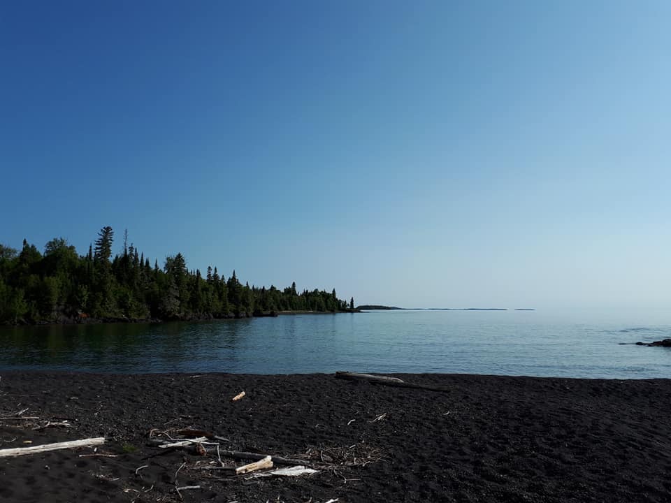 sketches and photo from my artist in residency , Lake Superior, Porphyry Island