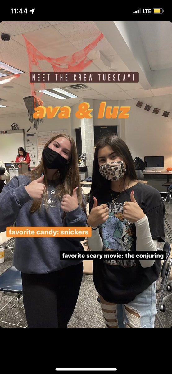 brandonlinkcrew's tweet photo. this meet the crew tuesday is ava &amp; luz! #BHSCrew https://t.co/5ScWQTj9h6