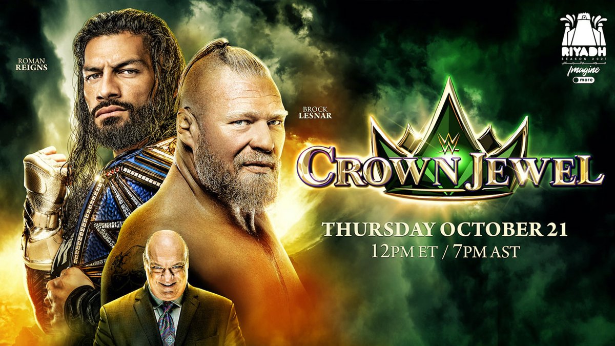 MrSkewcott's tweet photo. Mes pronostics pour le prochain PPV #WWECrownJewel :
• Roman Reigns
• Becky Lynch
• RK-Bro (Randy Orton & Riddle)
• Big E
• Goldberg
• Edge
• Finn Bálor
• Doudrop
• Mansoor
#CatchRAW #SmackDownAB #SoiréeWWE #CatchNightAB #CrownJewelFR https://t.co/Bd4xhGUAqj