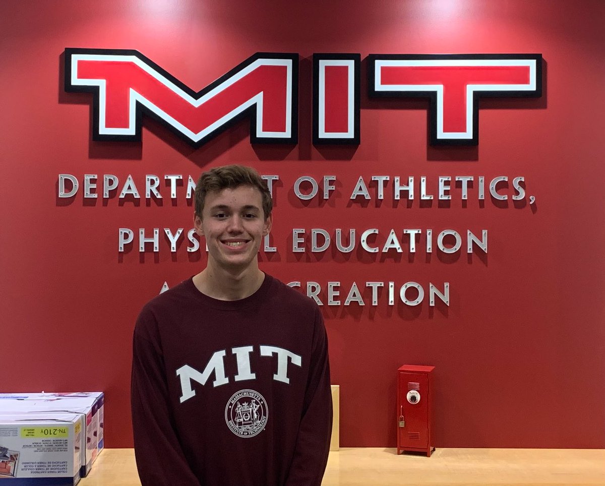 2022 Ryan Tertel (Pusch Ridge AZ) on his visit to MIT. Tertel has an incredible academic profile with a 36 ACT score. Appreciate Coach Anderson for always supporting our program. Let’s goooooooooo <a href="/RyanSilver1/">Ryan Silver</a> @wceua