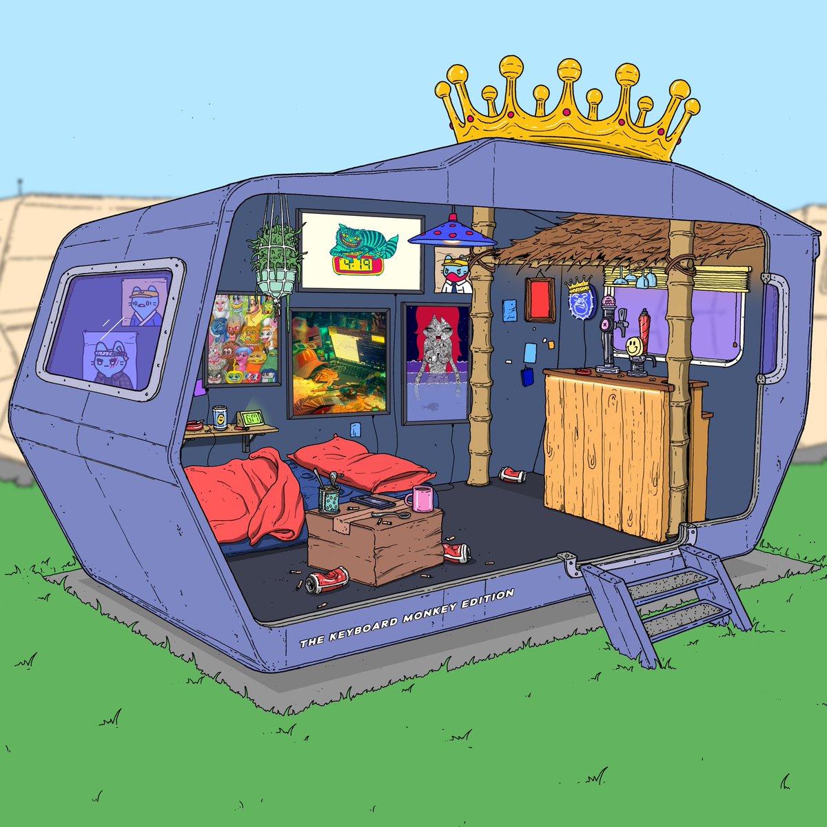 CUSTOM TRAILER GIVEAWAY #2

Fancy winning a custom made Trailer, like <a href="/KeyboardMonkey3/">Keyboard Monkey -KBM-</a> 👑 - with furnishings tailored to your taste?

RT + Like this post
Tag 2 people
Follow <a href="/TrailersNFT/">The Trailers</a>
Join the Discord: discord.com/invite/WhpV8Z5……

Winner announced tomorrow at 6pm BST via Discord