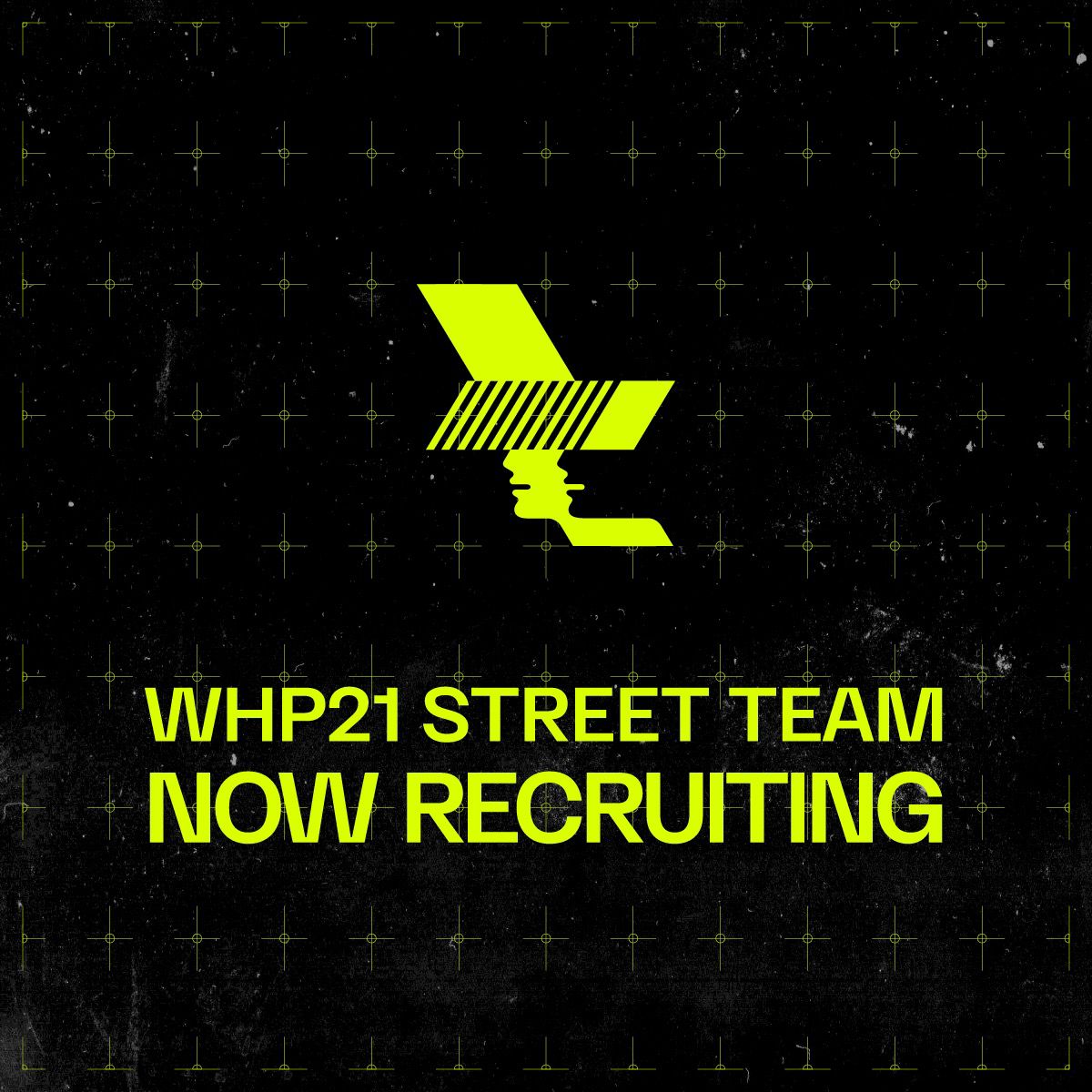 WHP21 /// NOW RECRUITING STREET TEAM 

- Step into the world of large-scale events and earn commission &amp; rewards with every ticket sold, and be directly part of the WHP community

Follow the link below:
bit.ly/WHPstreetteam