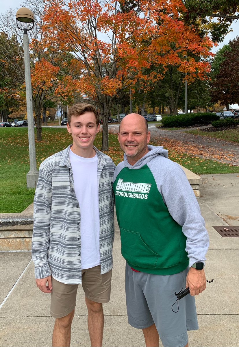 2022 Ryan Tertel (Pusch Ridge AZ) on his visit to Skidmore. Tertel one of the most recruited high academic athletes out of our @wceua program. Let’s goooo <a href="/RyanSilver1/">Ryan Silver</a>
