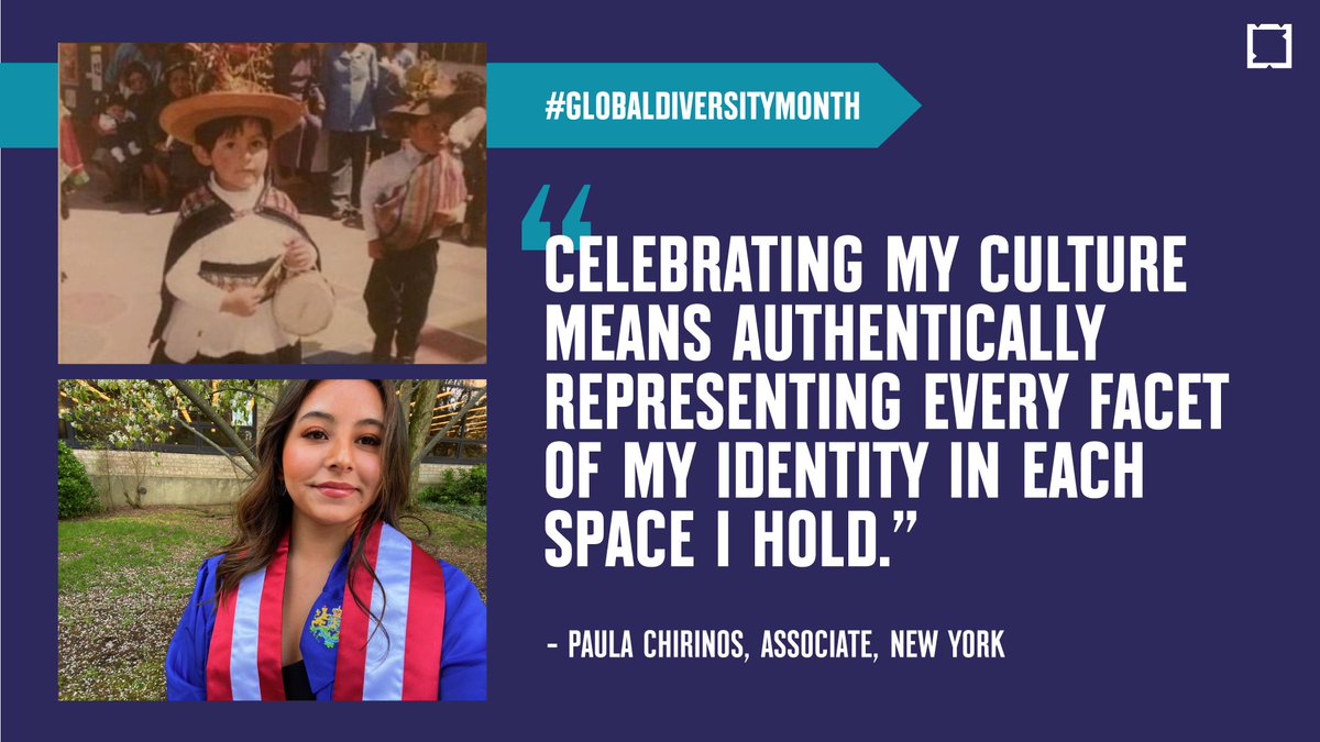 WeberShandwick's tweet photo. For #GlobalDiversityMonth, our teams around the global are celebrating what they love most about their heritage. Paula Chirinos shares, "As a queer, Hispanic immigrant I urge others to embrace every part of themselves &amp; empower others to do the same!" #WorkAtWeber https://t.co/MvIYHBgK9W