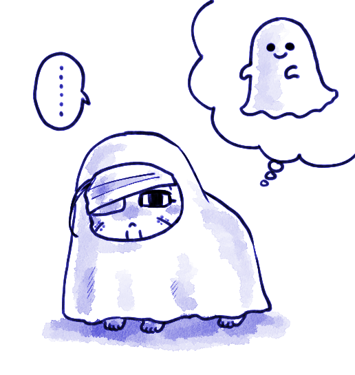 ハロウィンをしてみたかった野良尾 